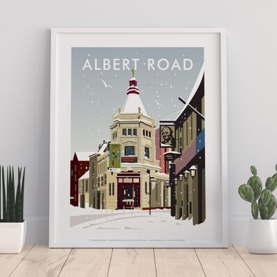 Albert Road von Künstler Dave Thompson – Premium Kunstdruck II