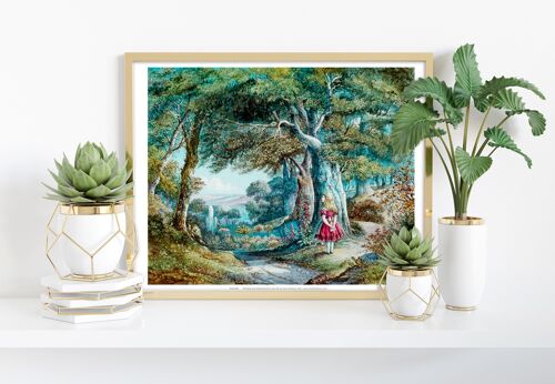 Alice In Wonderland - Garden - 11X14” Premium Art Print I