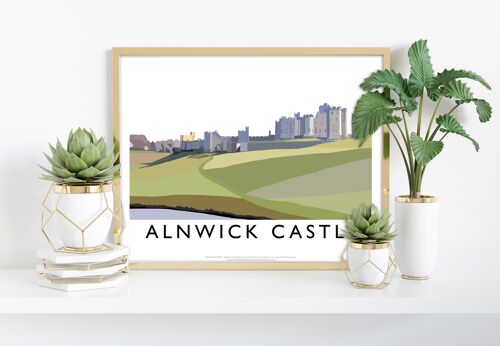 Alnwick Castle By Artist Richard O'Neill - 11X14” Art Print I
