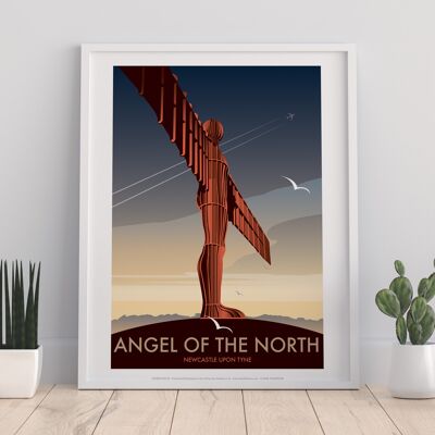 Angel Of The North By Artist Dave Thompson - Art Print I