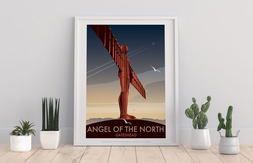 Angel Of The North By Artist Dave Thompson - Art Print II