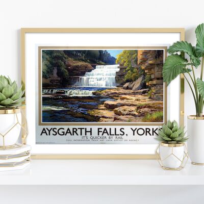 Aysgarth Falls, Yorkshire – Premium-Kunstdruck 27,9 x 35,6 cm I