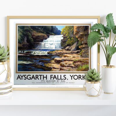 Cataratas de Aysgarth, Yorkshire - 11X14" Premium Art Print II