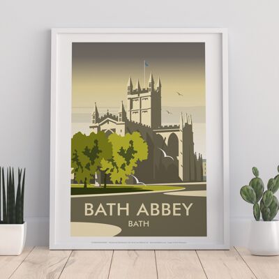 Bath Abbey vom Künstler Dave Thompson – Premium-Kunstdruck II