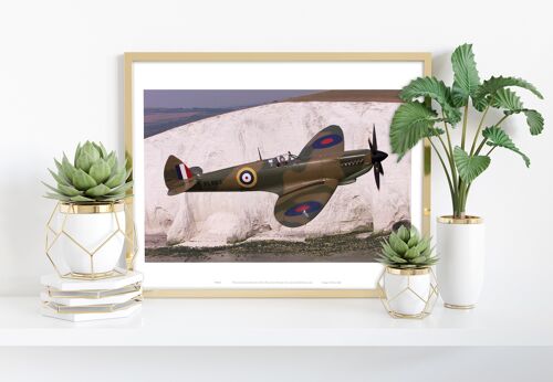 Battle Of Britain - Memorial Flight - Spitfires Art Print II