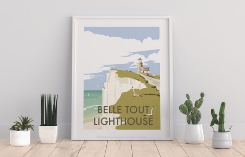 Belle Tout Lighthouse By Artist Dave Thompson - Art Print II