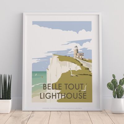 Faro de Belle Tout por el artista Dave Thompson - Impresión de arte II
