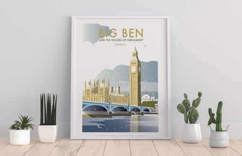 Big Ben By Artist Dave Thompson - 11X14” Premium Art Print II