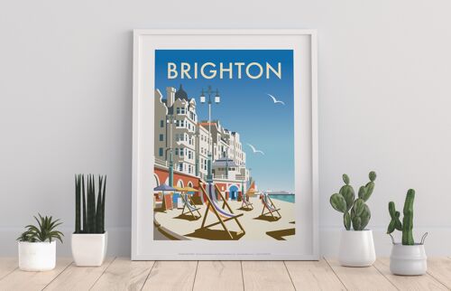 Brighton By Artist Dave Thompson - 11X14” Premium Art Print I