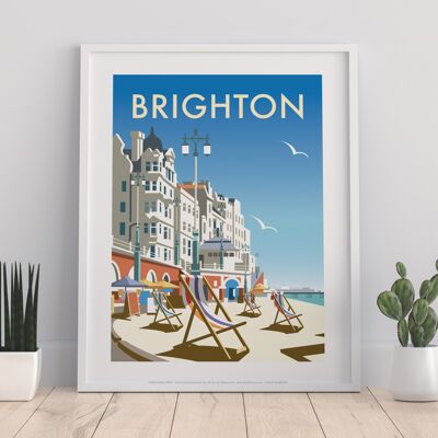 Brighton vom Künstler Dave Thompson – 11 x 14 Zoll Premium-Kunstdruck I