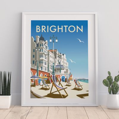 Brighton vom Künstler Dave Thompson – 11 x 14 Zoll Premium-Kunstdruck I