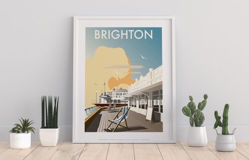 Brighton By Artist Dave Thompson - 11X14” Premium Art Print III