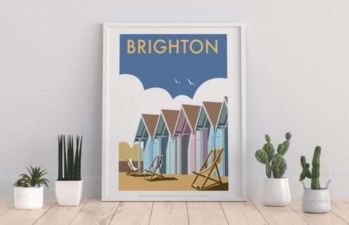 Brighton By Artist Dave Thompson - 11X14” Premium Art Print IV