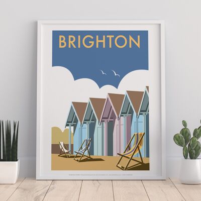 Brighton par l'artiste Dave Thompson - 11X14" Premium Art Print IV
