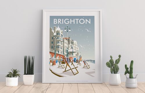 Brighton By Artist Dave Thompson - 11X14” Premium Art Print V