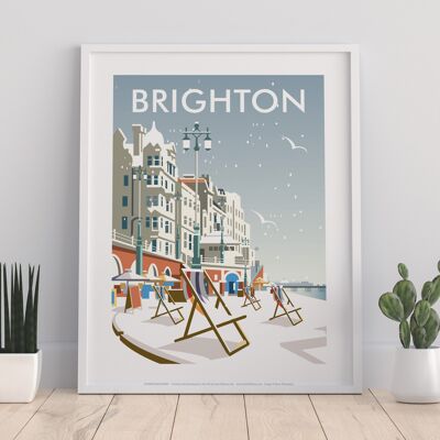 Brighton por el artista Dave Thompson - 11X14" Premium Art Print V