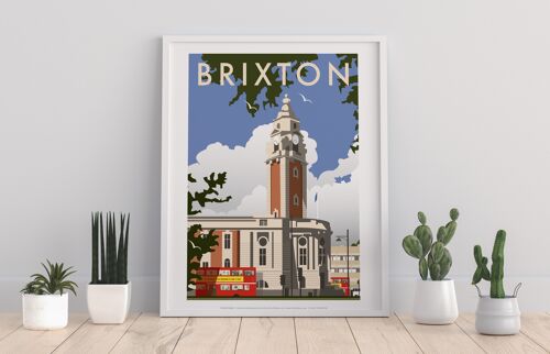 Brixton By Artist Dave Thompson - 11X14” Premium Art Print I