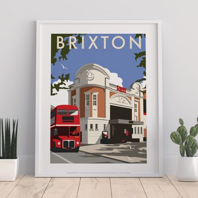 Brixton vom Künstler Dave Thompson – Premium-Kunstdruck 27,9 x 35,6 cm II
