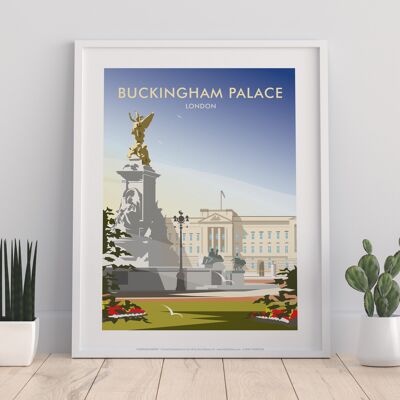 Buckingham Palace von Künstler Dave Thompson – Kunstdruck I