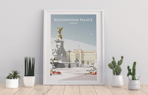 Buckingham Palace By Artist Dave Thompson - Art Print II