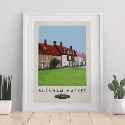 Burnham Market, Norfolk – 11 x 14 Zoll Premium-Kunstdruck I