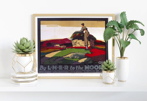 By Lner To The Moors - 11X14” Premium Art Print I