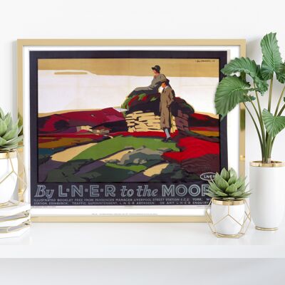 Di Lner To The Moors - Stampa artistica premium 11X14" I