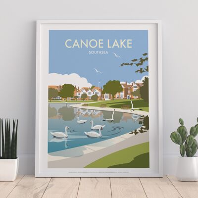 Canoa Lake dell'artista Dave Thompson - Premium Art Print I
