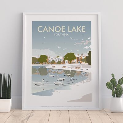 Canoe Lake par l'artiste Dave Thompson - Premium Art Print II