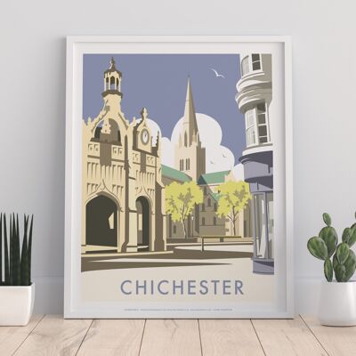 Chichester par l'artiste Dave Thompson - Impression d'art premium I