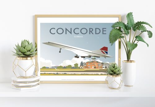 Concorde By Artist Dave Thompson - 11X14” Premium Art Print I