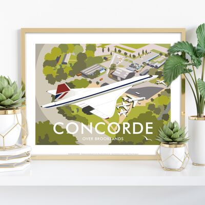 Concorde por el artista Dave Thompson - 11X14" Premium Art Print II