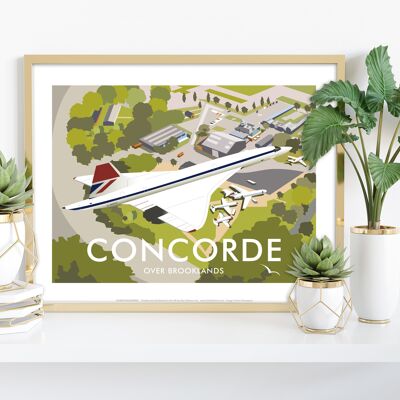 Concorde por el artista Dave Thompson - 11X14" Premium Art Print II