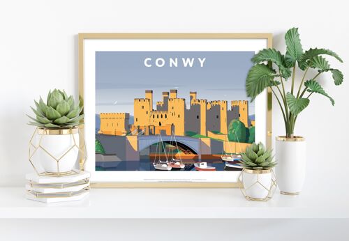 Conwy By Artist Richard O'Neill - 11X14” Premium Art Print I