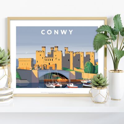 Conwy vom Künstler Richard O'Neill – 11 x 14 Zoll Premium-Kunstdruck I