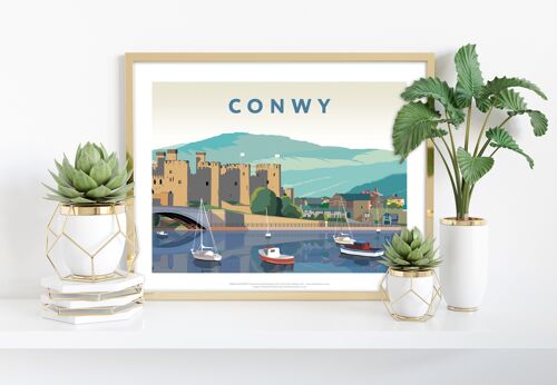 Conwy By Artist Richard O'Neill - 11X14” Premium Art Print II
