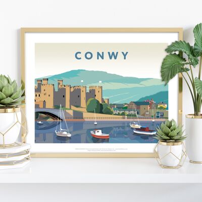 Conwy von Künstler Richard O'Neill – Premium-Kunstdruck 27,9 x 35,6 cm II