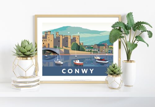 Conwy By Artist Richard O'Neill - 11X14” Premium Art Print III