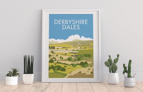 Derbyshire Dales By Artist Dave Thompson - 11X14” Art Print II