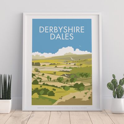 Derbyshire Dales By Artist Dave Thompson - 11X14” Art Print II