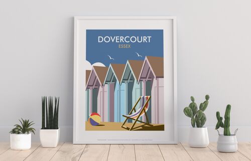 Dovercourt, Essex By Artist Dave Thompson - Art Print I