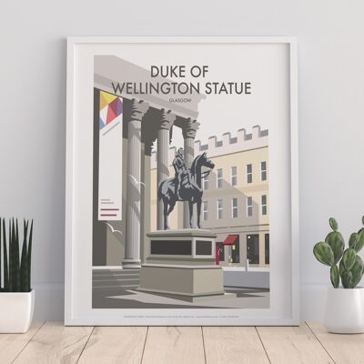 Statue du duc de Wellington par l'artiste Dave Thompson Art Print I