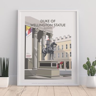 Estatua del duque de Wellington por el artista Dave Thompson Art Print II