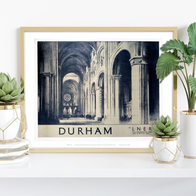 Durham von Lner – 11 x 14 Zoll Premium-Kunstdruck I