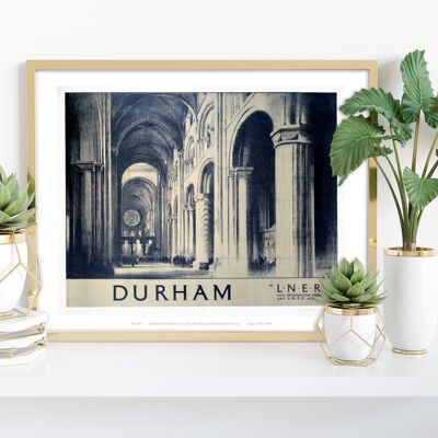 Durham por Lner - 11X14" Impresión de arte premium I