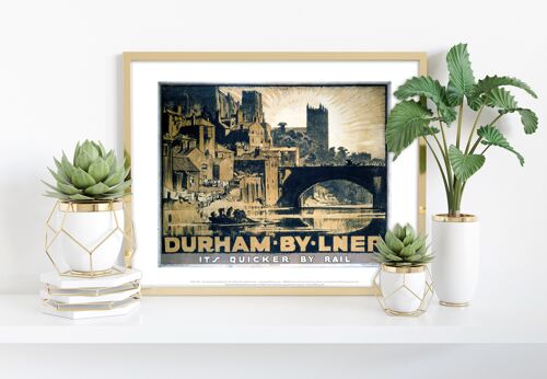 Durham By Lner - 11X14” Premium Art Print II