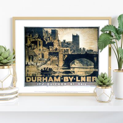 Durham von Lner – Premium-Kunstdruck 27,9 x 35,6 cm II