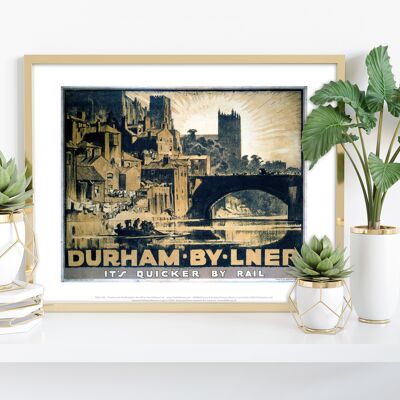 Durham por Lner - 11X14" Premium Art Print II