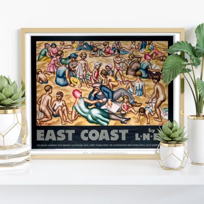 Ostküste von Lner – Premium-Kunstdruck 27,9 x 35,6 cm II