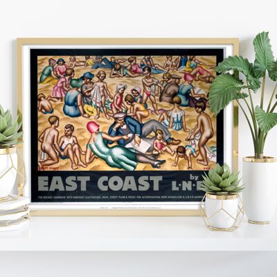 Ostküste von Lner – Premium-Kunstdruck 27,9 x 35,6 cm II